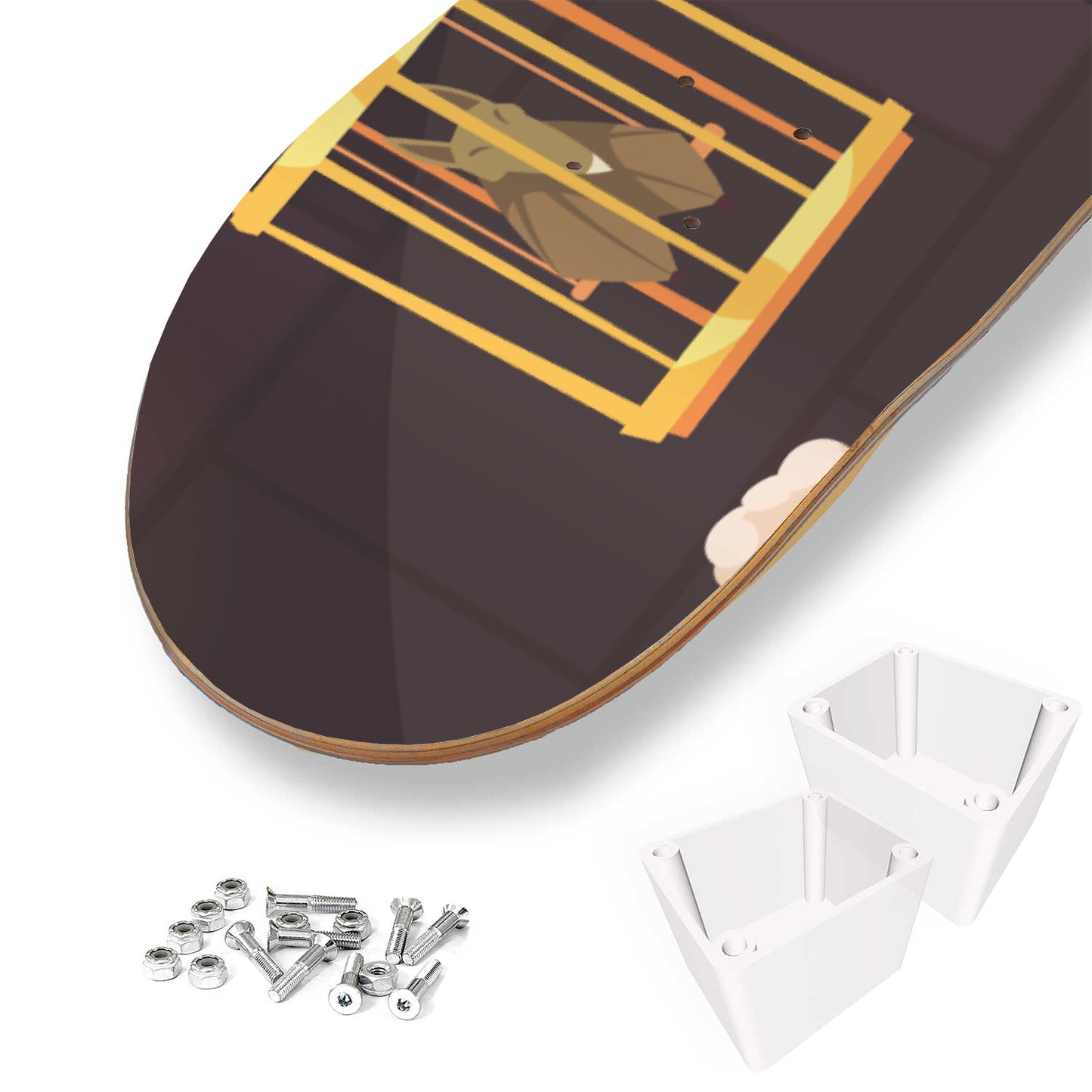 Puggy Potter- 3 piece - Skateboard Wall Art