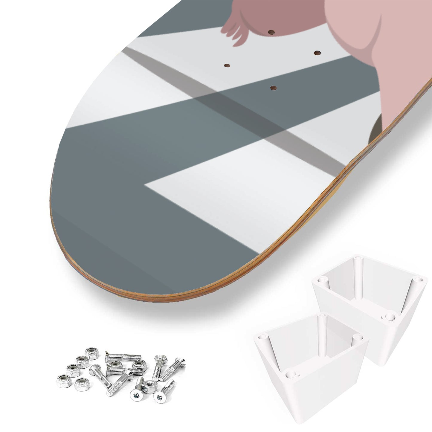 Adorable Animals Crossing New Horizon - 3 piece - Skateboard Wall Art