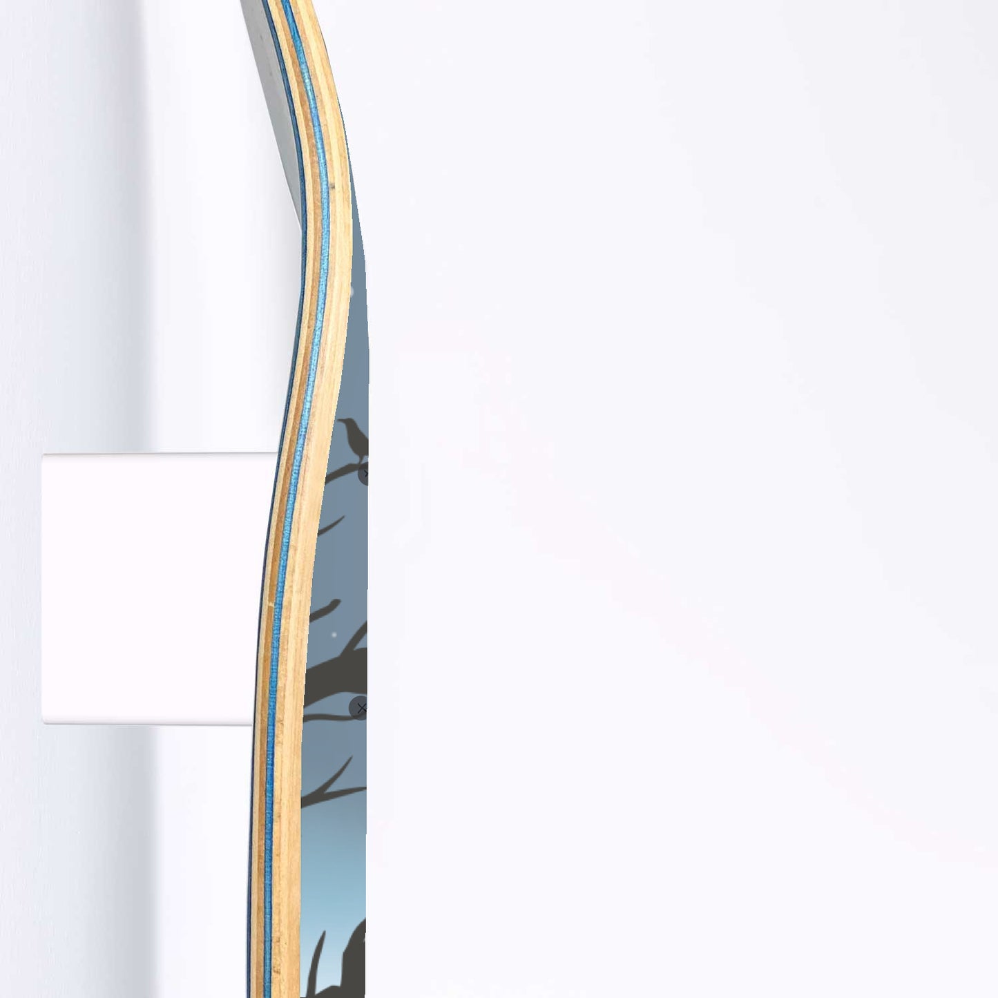 Wolves Howling at Night - 3 piece - Skateboard Wall Art