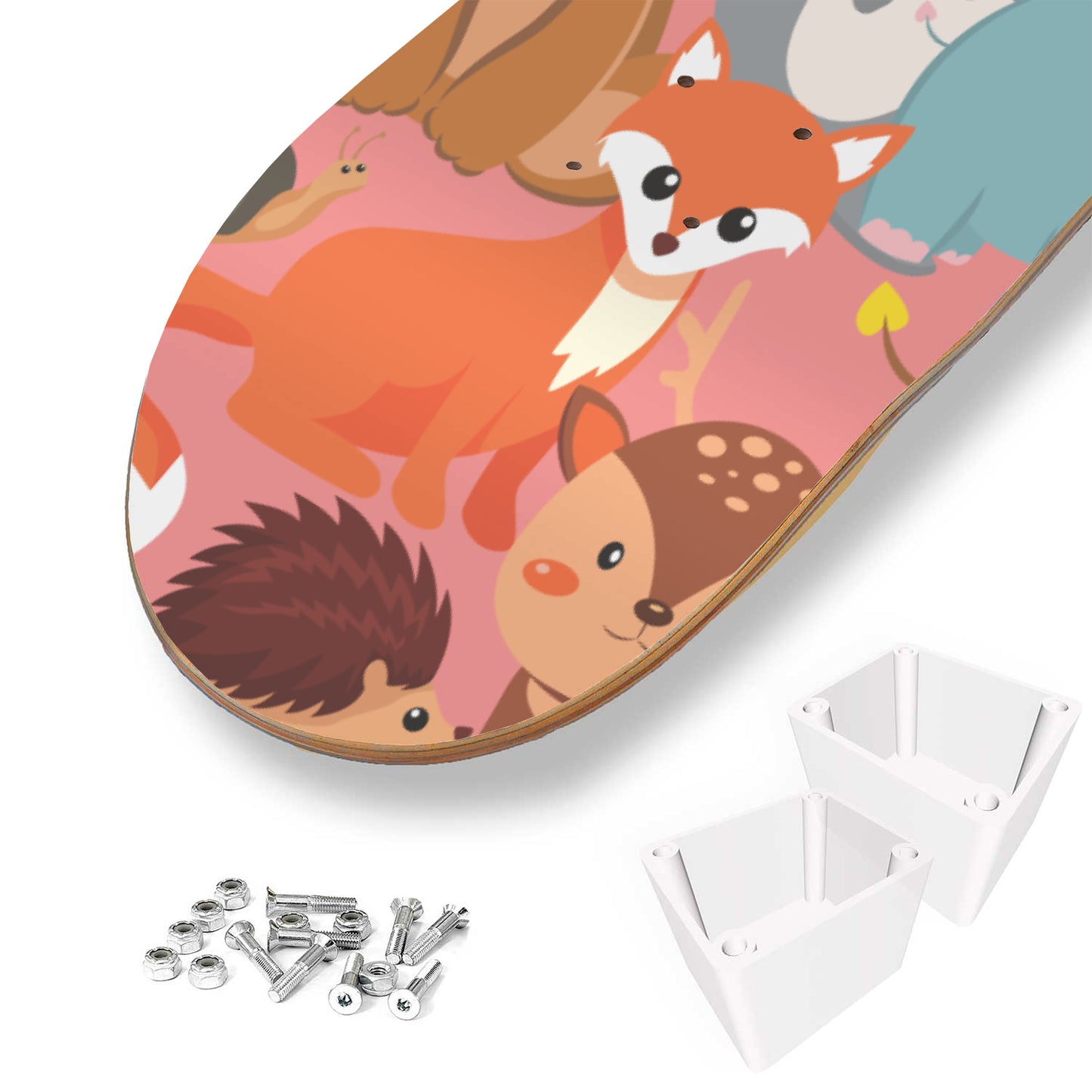Safari Animal Friends - 3 piece - Skateboard Wall Art