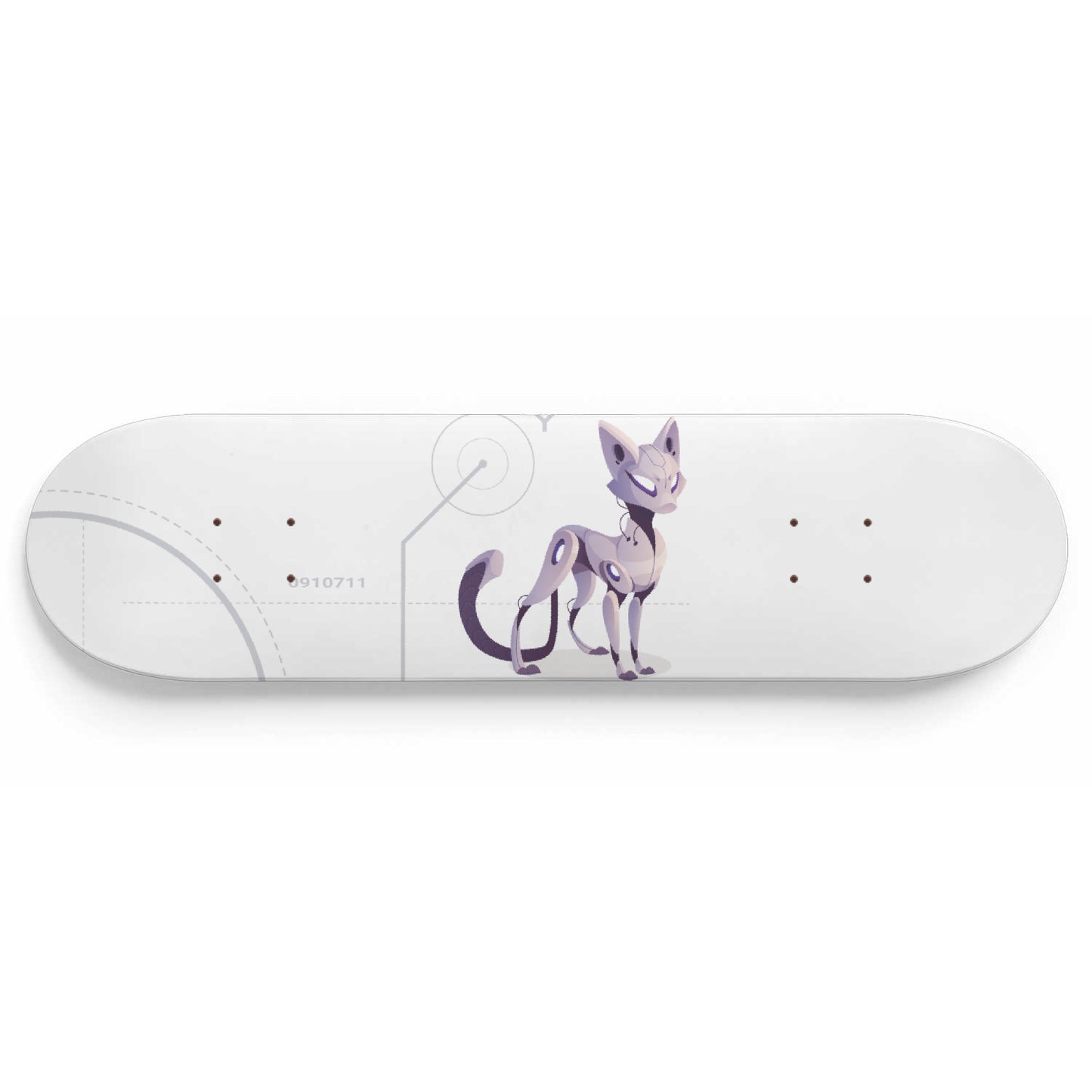 Mechanical Animals inspired - 'Cat robot' - Skateboard Wall Art