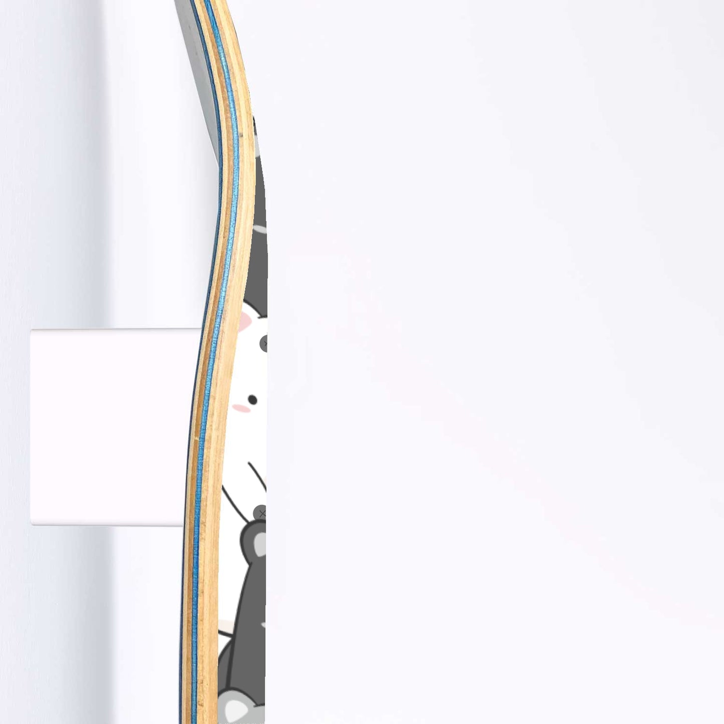 Cute Teddy Bear & Polar Bear - Skateboard Wall Art