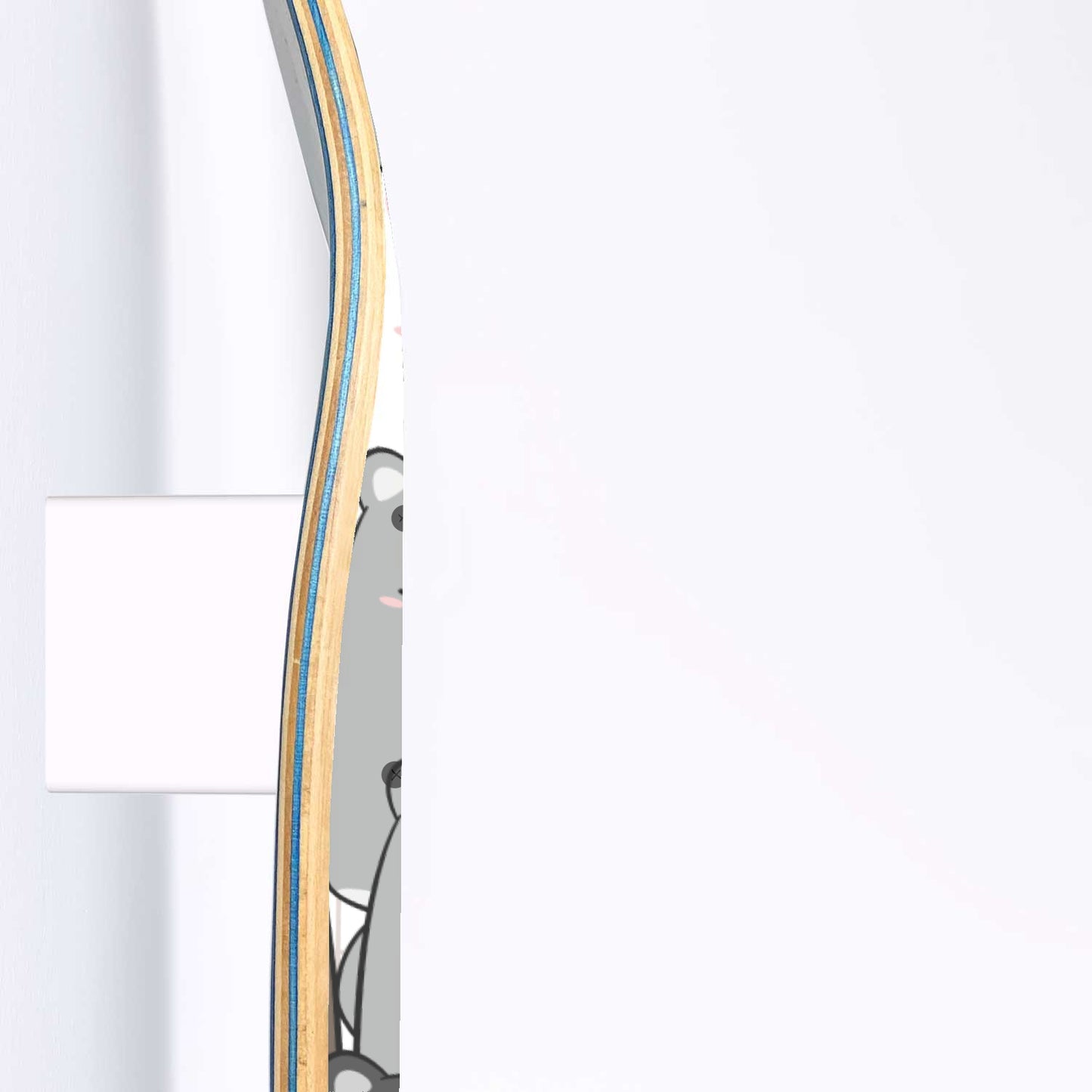 Cute Teddy Bear & Polar Bear - Skateboard Wall Art