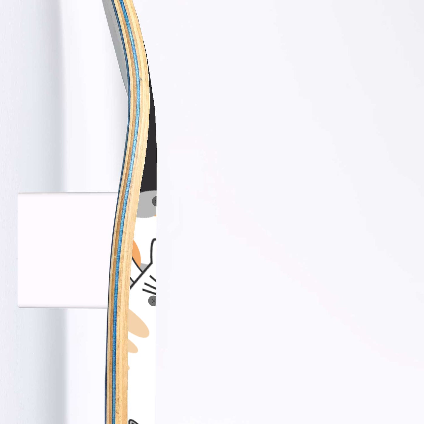 Cute Cartoon Cat Inspired -'Kawaii kitties' -Skateboard Wall Art