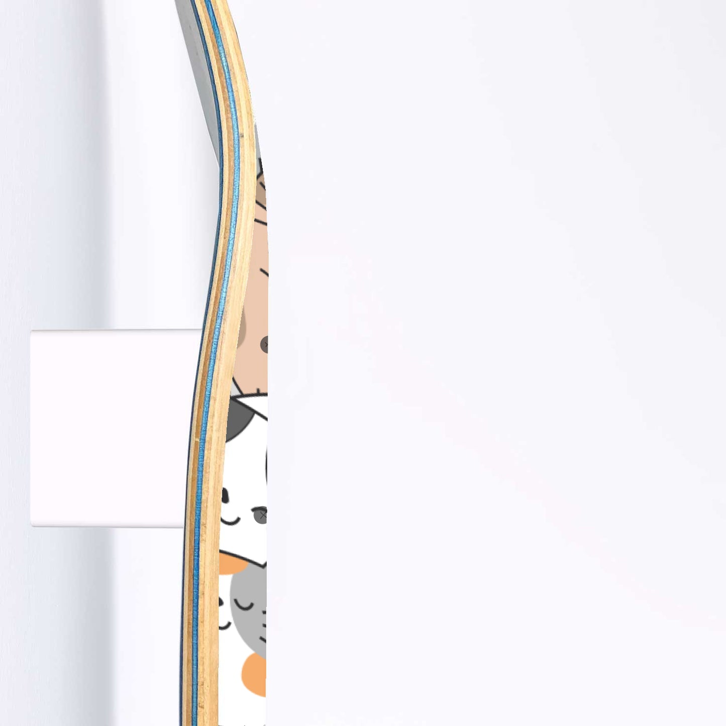Cute Cartoon Cat Inspired -'Kawaii kitties' -Skateboard Wall Art