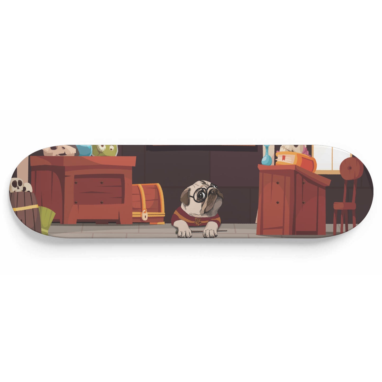 Puggy Potter- Skateboard Wall Art