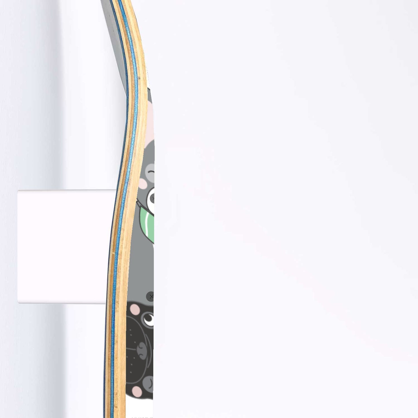 Cute French Bulldog - Skateboard Wall Art