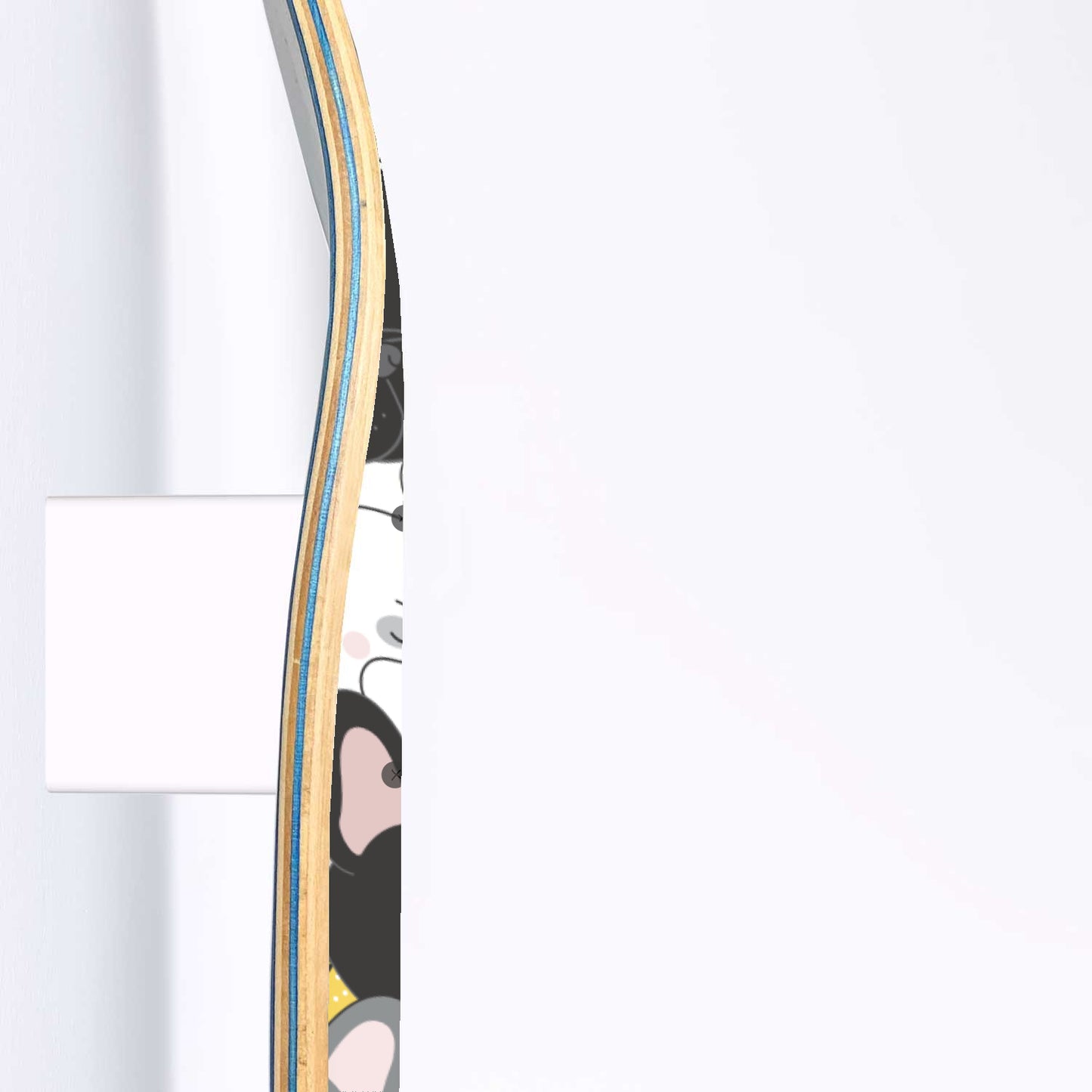 Cute French Bulldog - Skateboard Wall Art