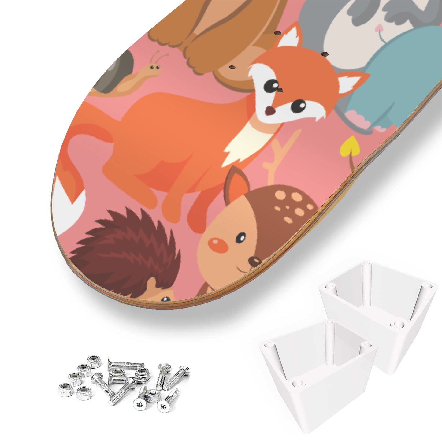 Safari Animal Friends - Skateboard Wall Art