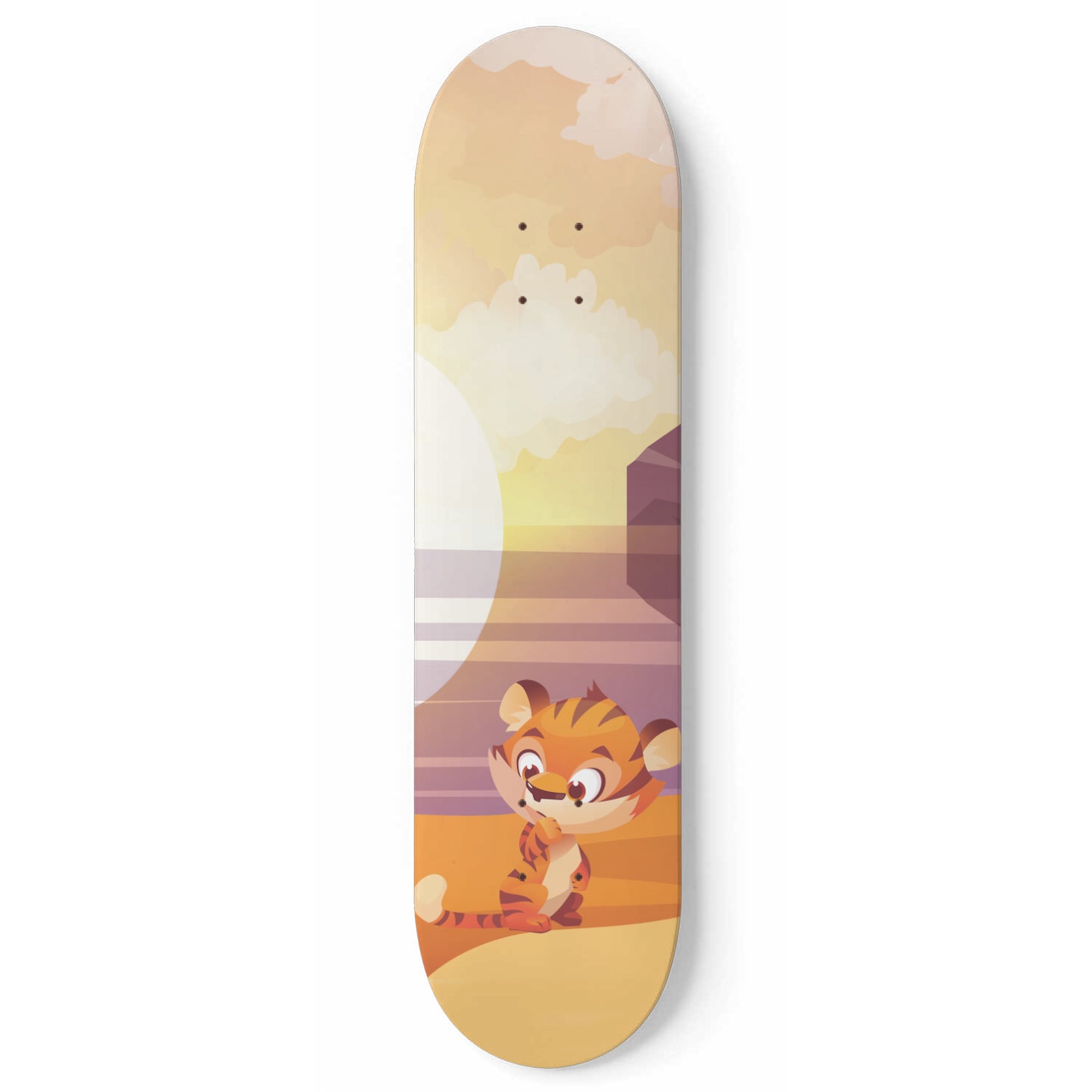Islanders Cartoon inspired - 'Tiger' - Skateboard Wall Art