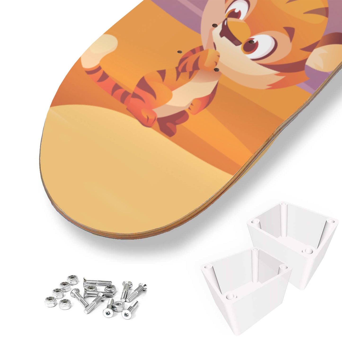 Islanders Cartoon inspired - 'Tiger' - Skateboard Wall Art