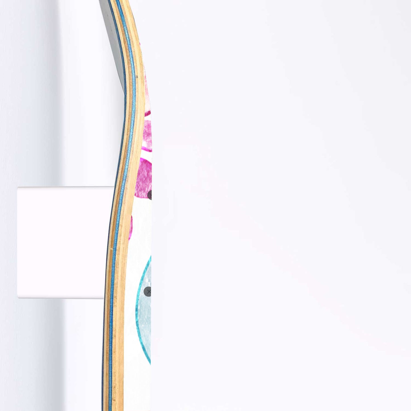 Hmong Textile Symbol Inspired - Elephant Foot- 3 Piece Skateboard Wall Art