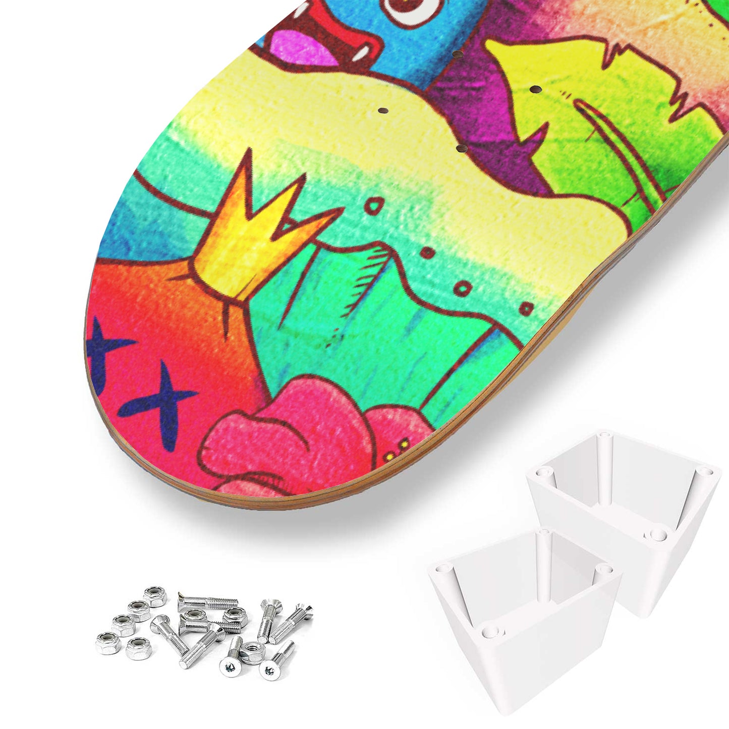Feel the Chill Doodle - Skateboard Wall Art