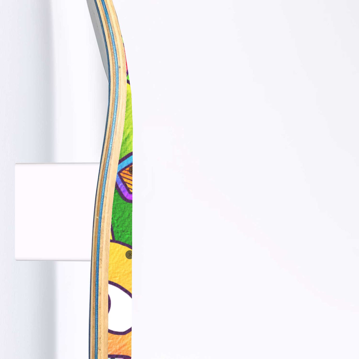 Cali Beach Fun Doodle - 3 Piece Skateboard Wall Art