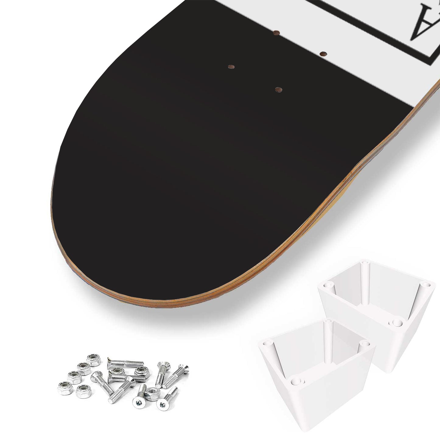 Lucky You Trendy Black Ace Card | 3 - Deck Skateboard Wall Art, Aesthetic Home/Gameroom Decor, Retro Pop Art, Gift For Gamer