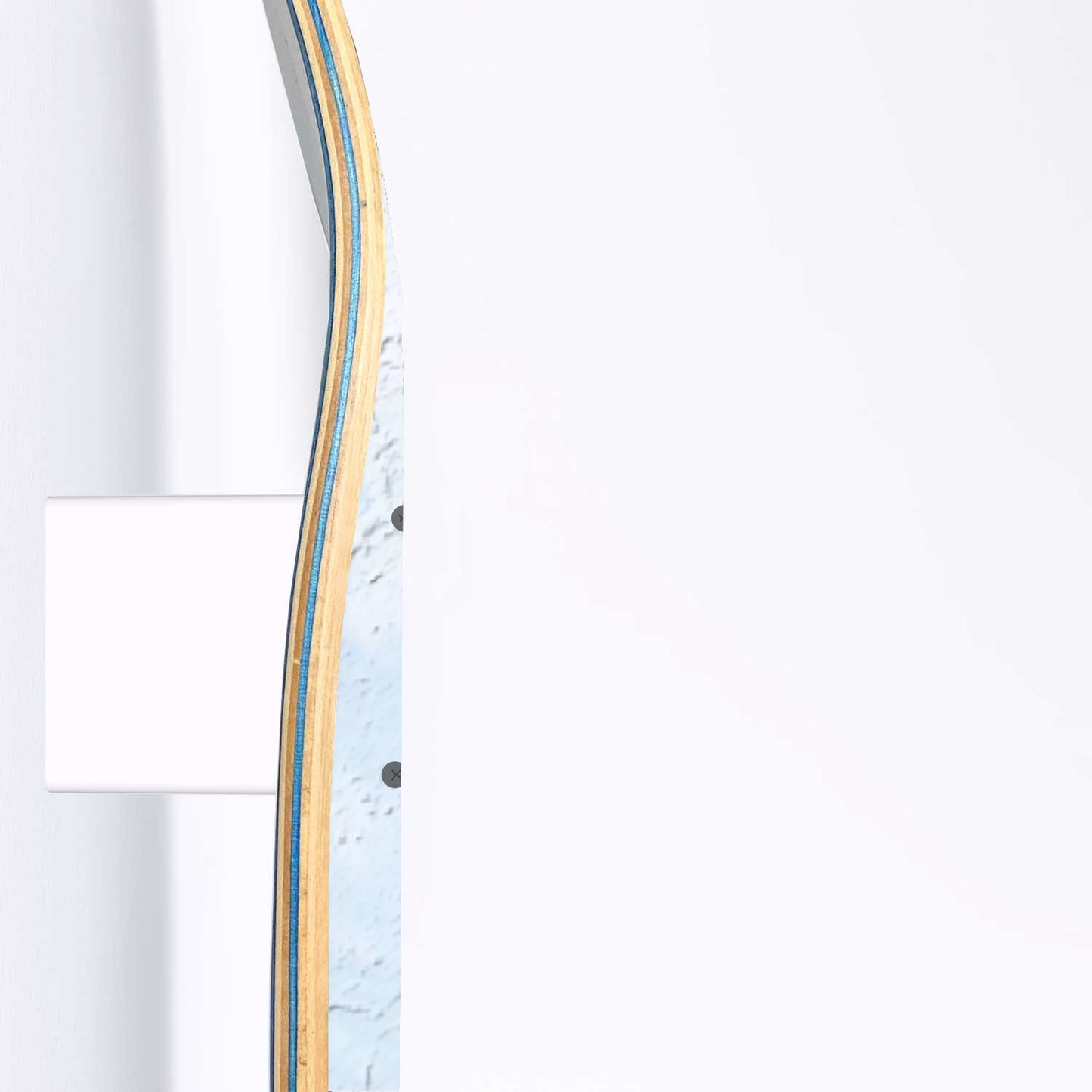 Elephant Watercolor Rainbow Wall Print | 3 - Piece Skateboard Wall Art, Elephant Color Rainbow Skate Deck Art - Maple Wood Skateboards