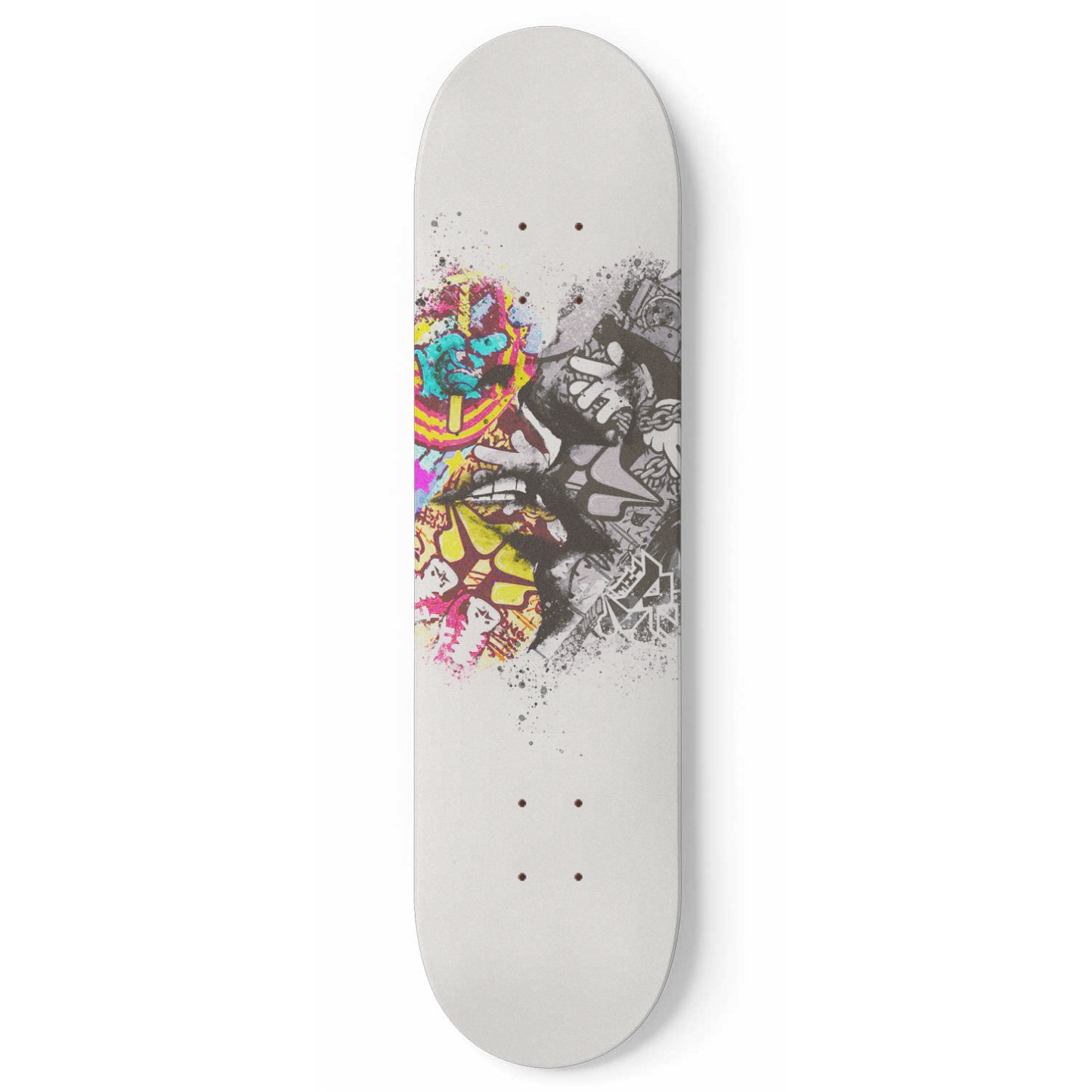 Banksy Kissing Art Print | 1 - Piece Skateboard Wall Art, Banksy Art, Living Room Decor - Gameroom Decor