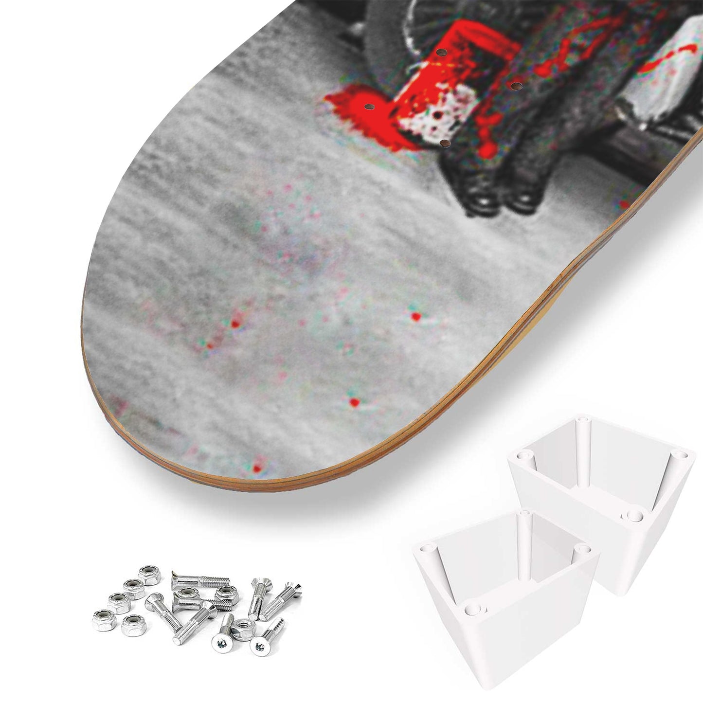 Banksy Graffiti Street Art Compilation Skate Deck Wall Art Life is Beautiful Black Taxi Wall Decor