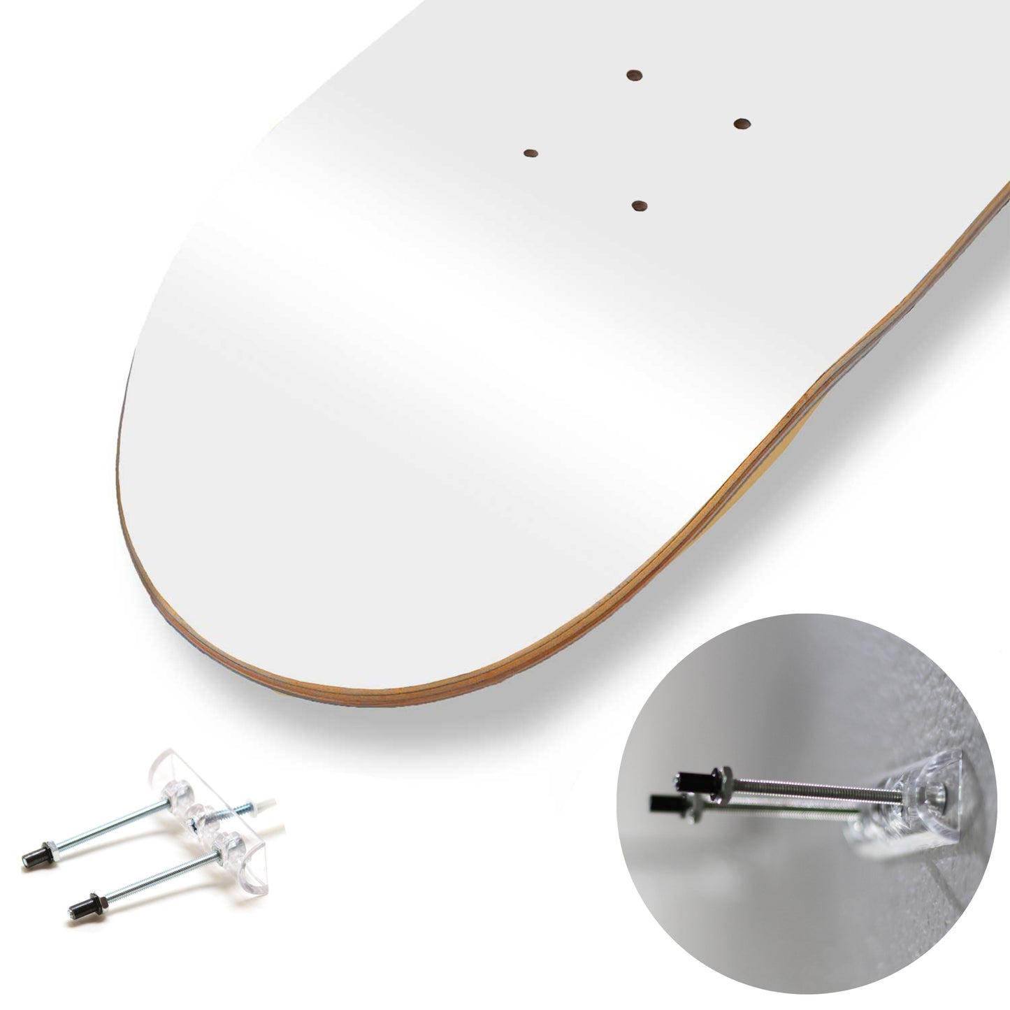 Good Night, Sleep Tight In White Housewarming Gift - Skateboard Wall Art