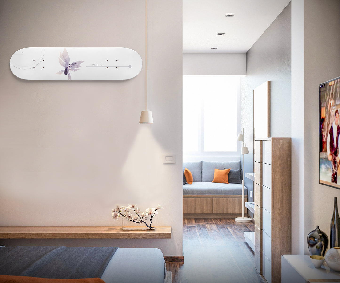 Mechanical Animals inspired - 'Insects wasp robot' - Skateboard Wall Art