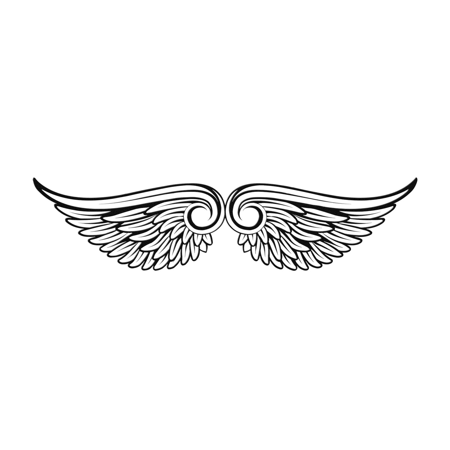 Angel Wings Metal Wall Art