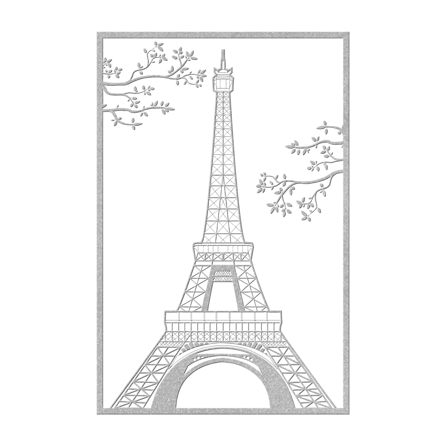 Beautiful Eiffel Tower of Paris Metal Wall Art
