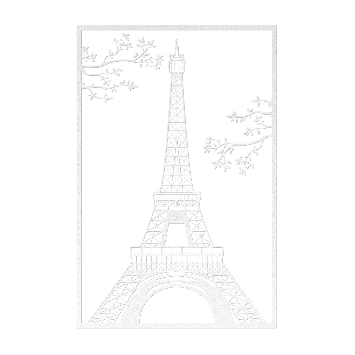 Beautiful Eiffel Tower of Paris Metal Wall Art