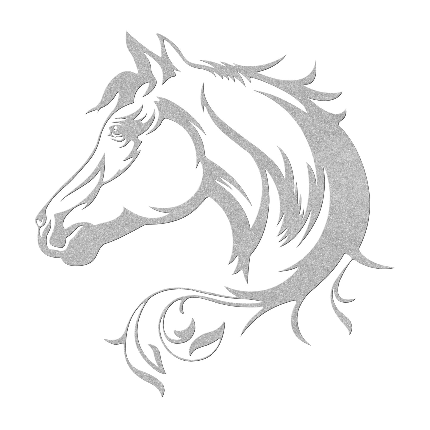 Beautiful Horse Sillhouette Metal Wall Art