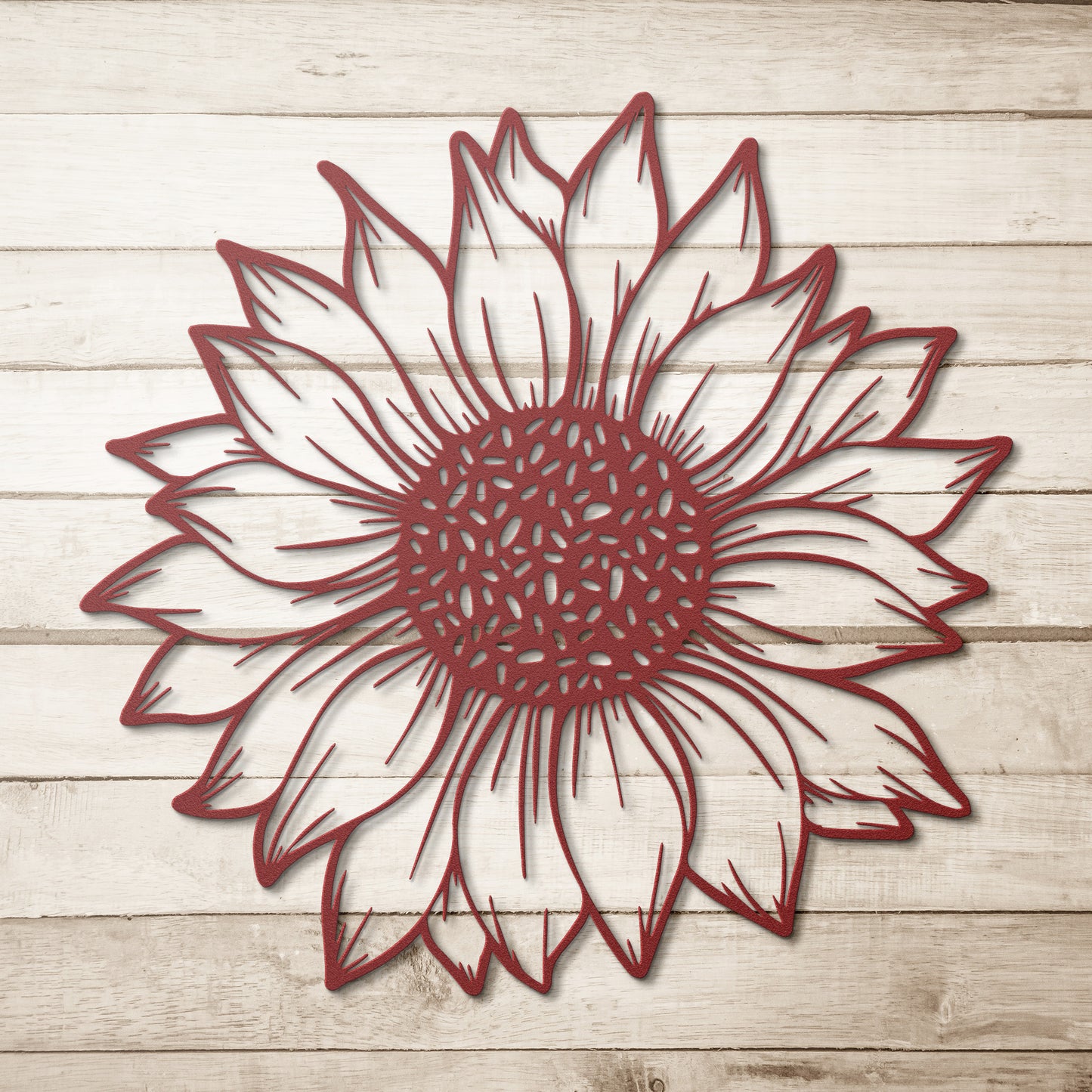 Blooming Sunflower Metal Wall Art