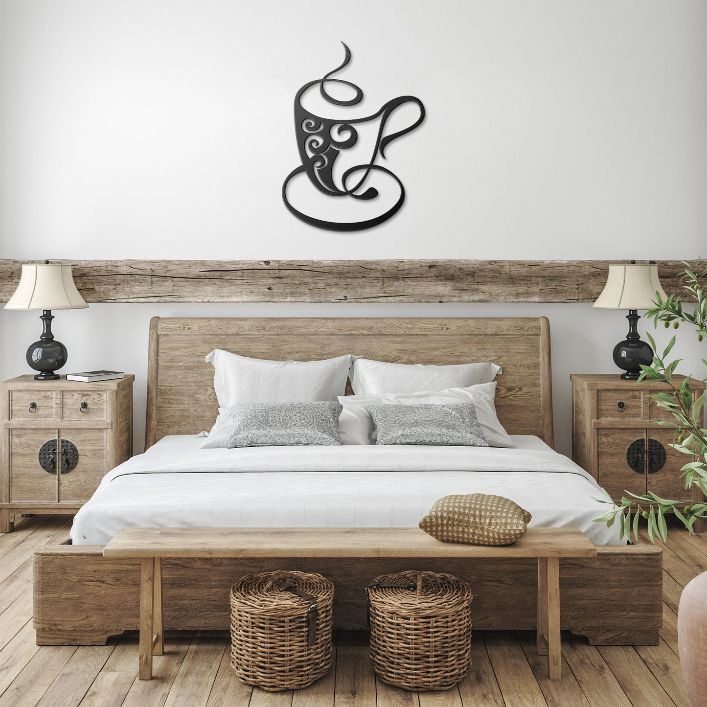 Coffee Aroma Metal Wall Art