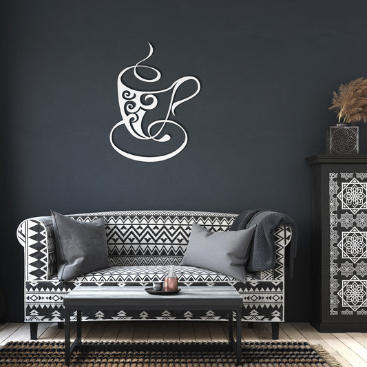 Coffee Aroma Metal Wall Art