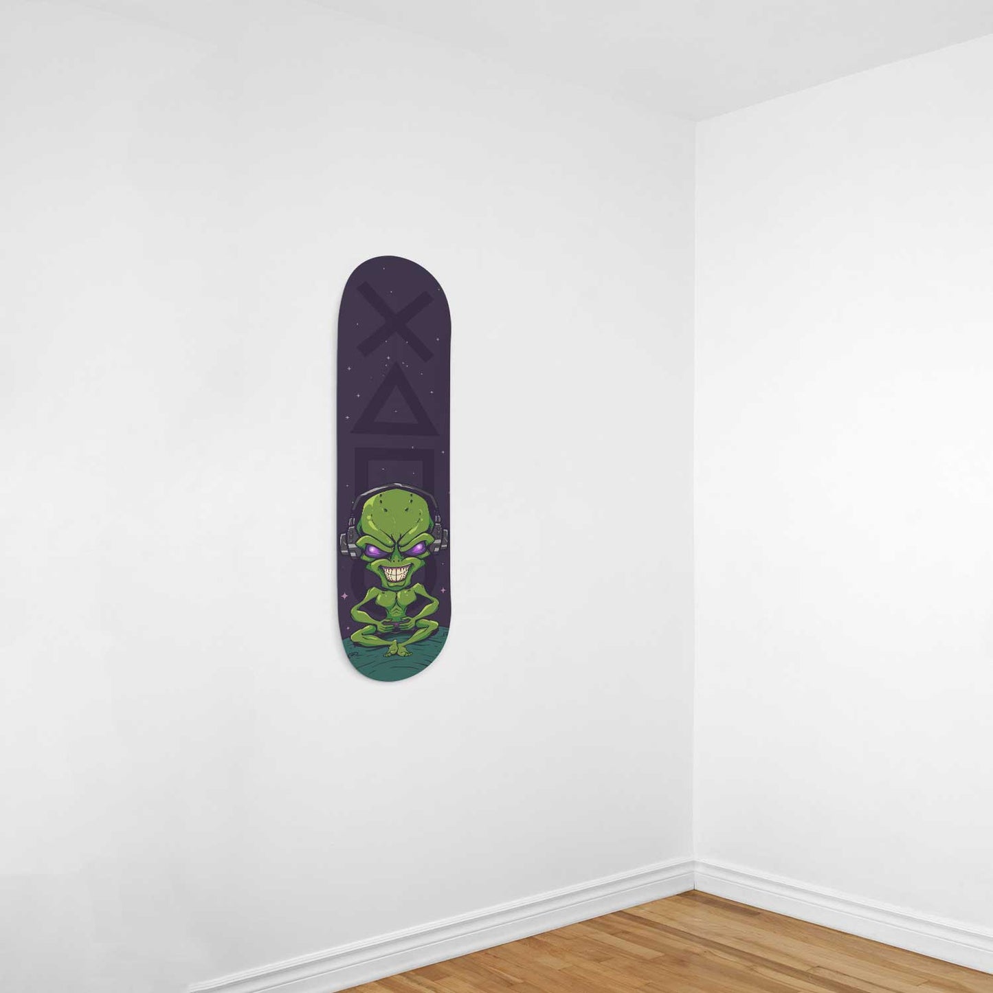 Galaxy Gaming Skateboard Wall Art