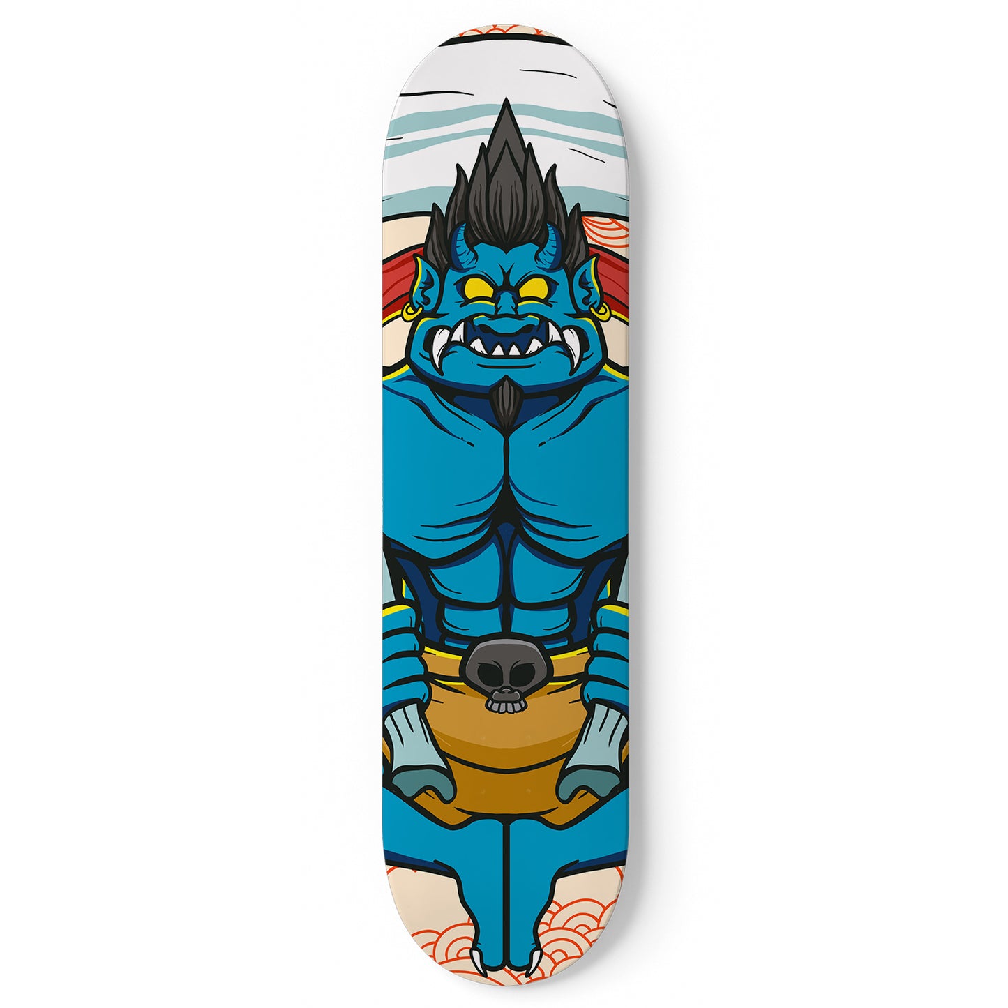 God of the Wind Fujin Skateboard Wall Art