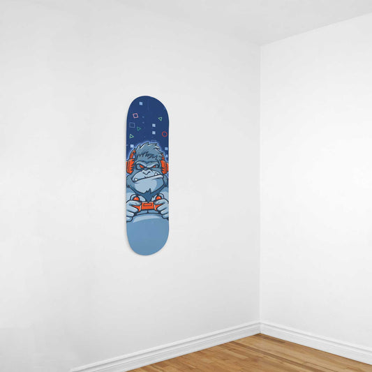 Gorilla Gaming Skateboard Wall Art