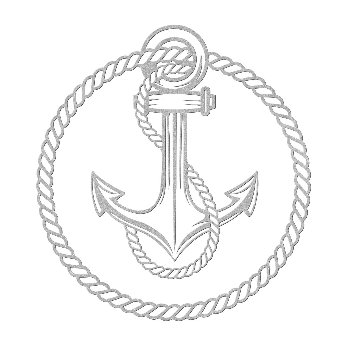 Great Navy Anchor Metal Wall Art