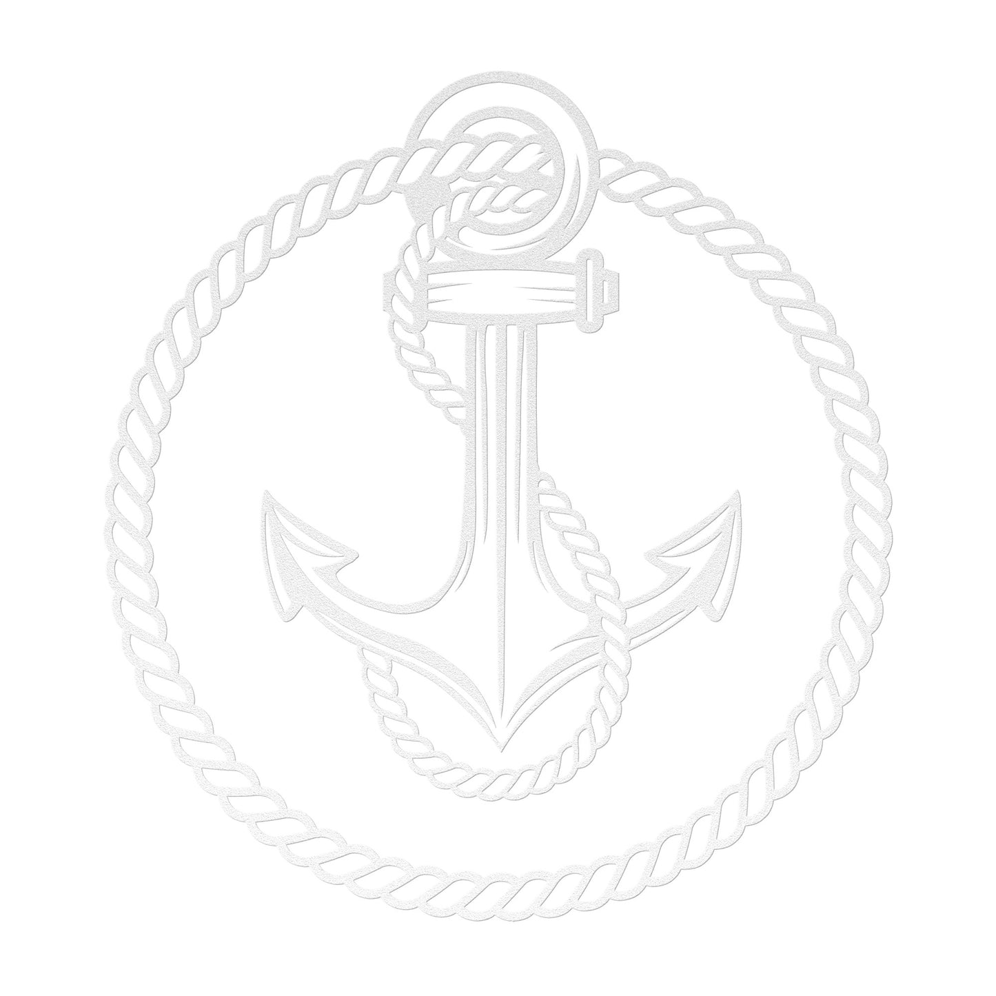 Great Navy Anchor Metal Wall Art