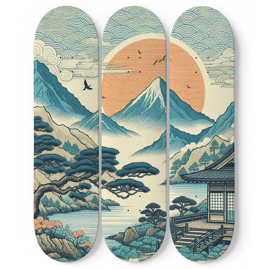 Japanese Wall Art 2.0#3 Deck Skateboard Wall Art