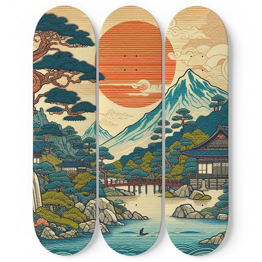 Japanese Wall Art 4.0#3 Deck Skateboard Wall Art