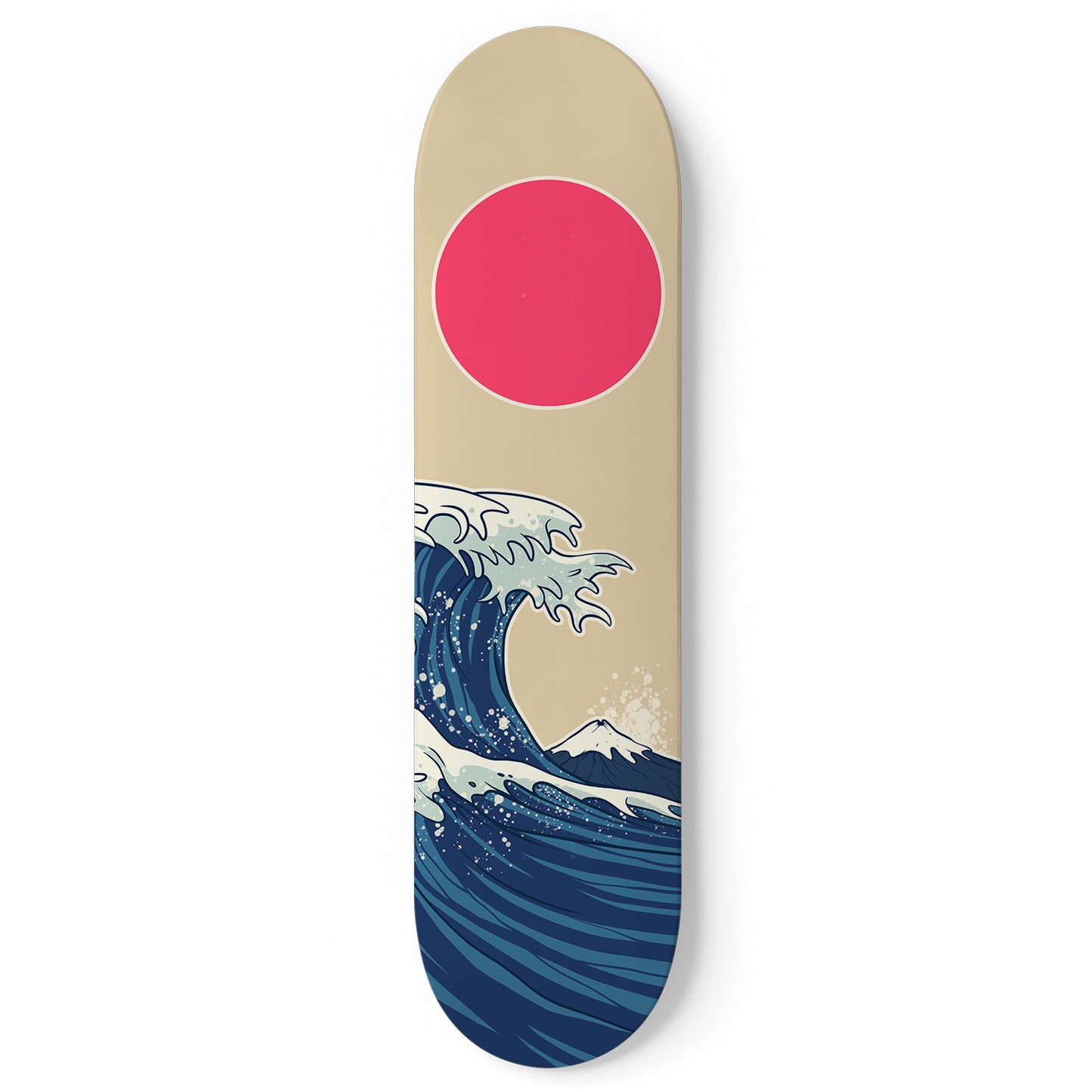 Japanese Waves Skateboard Wall Art