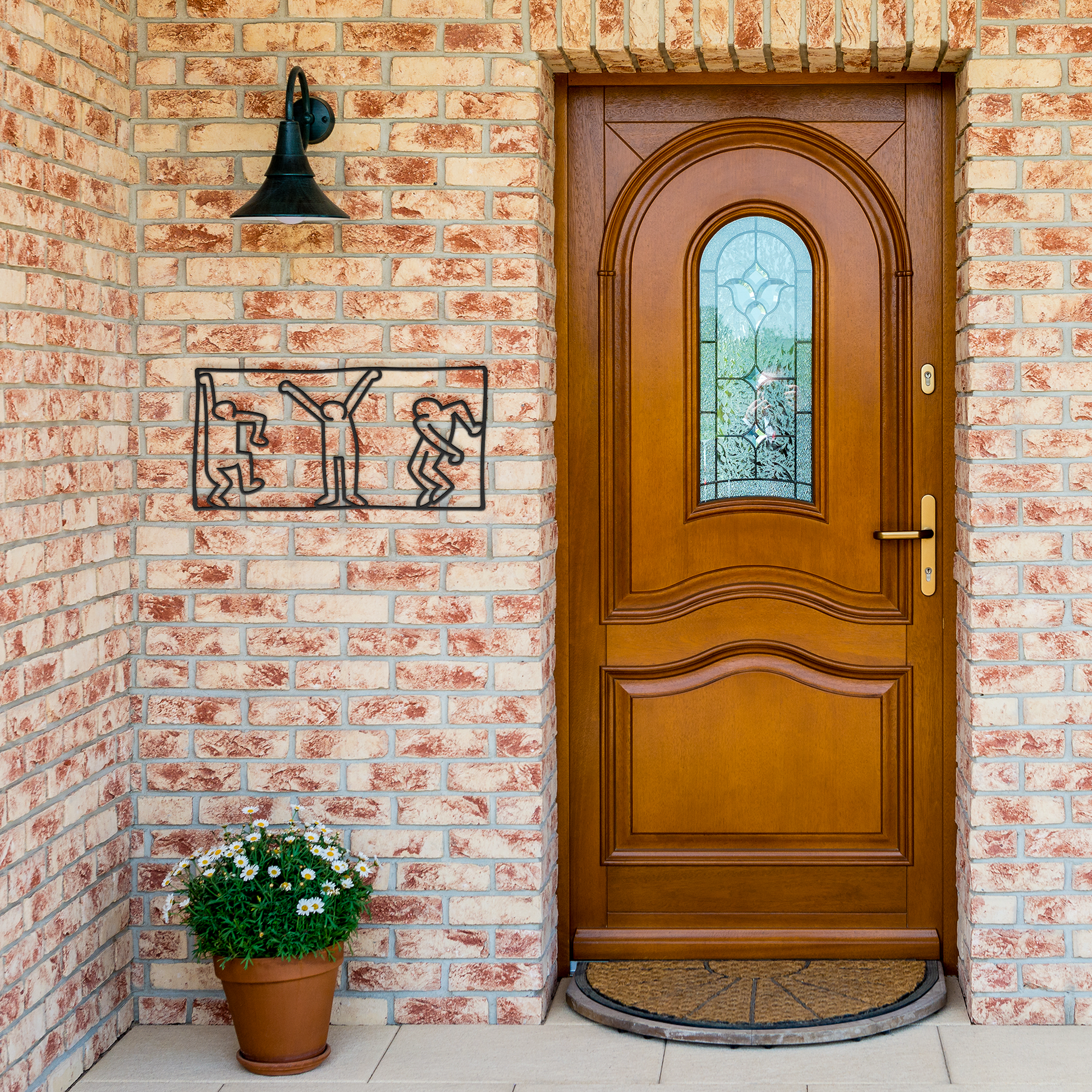 Keith_Haring_the_DANCE_Metal_Wall_Art_Black_Brick_Entrance_Mockup.png_15496937