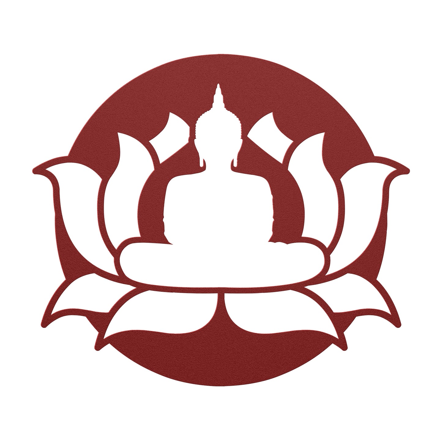 Lotus Buddha Meditate Metal Wall Art