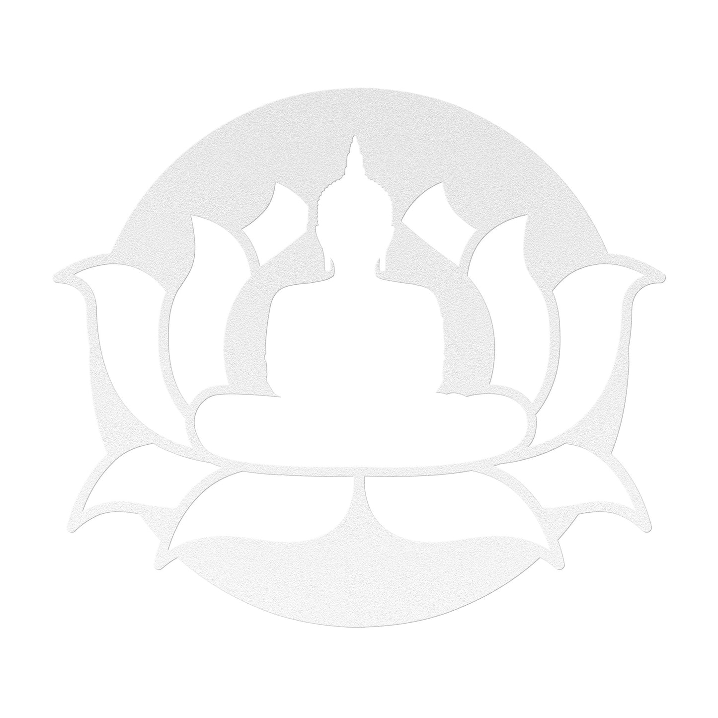 Lotus Buddha Meditate Metal Wall Art
