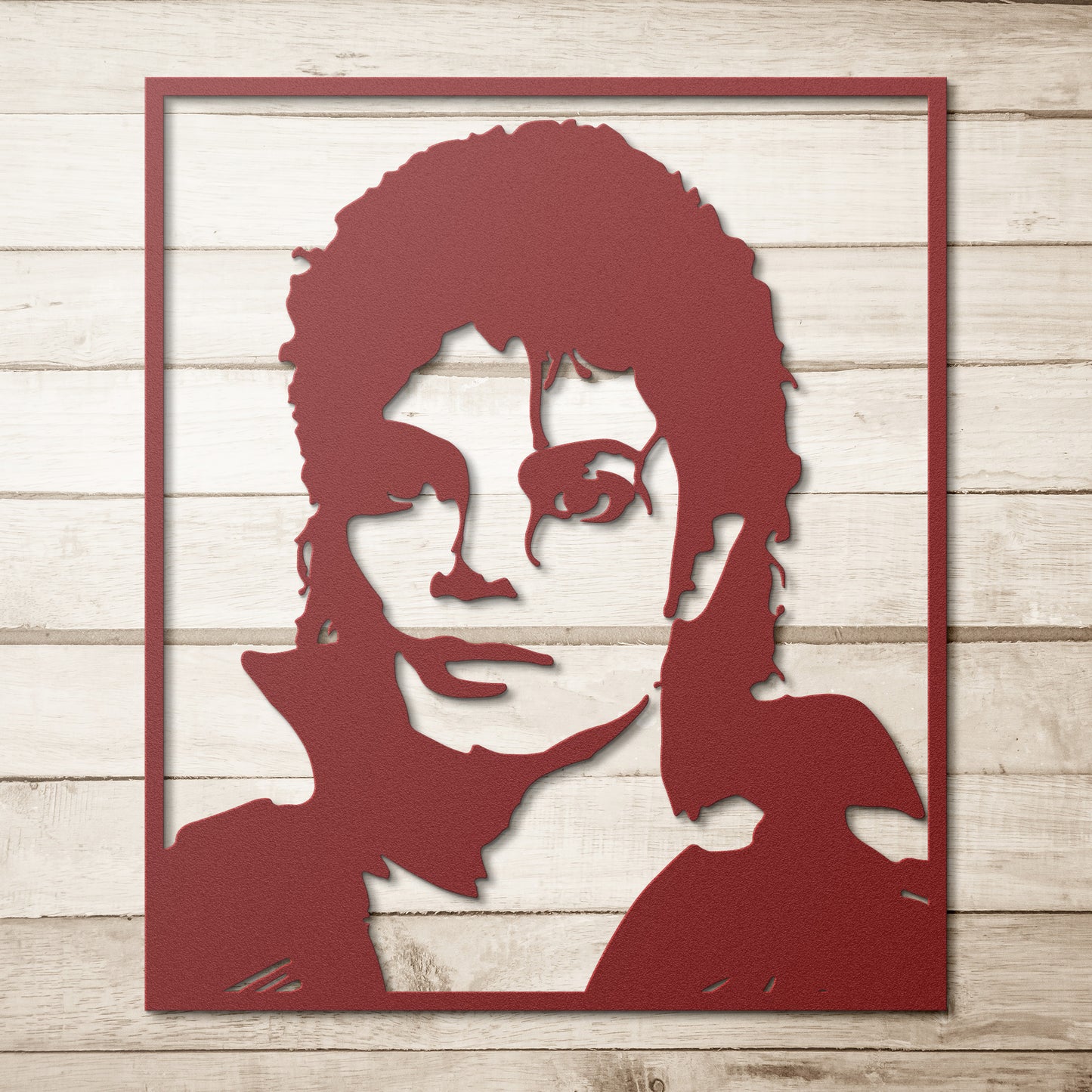 Michael Jackson Face Metal Wall Art
