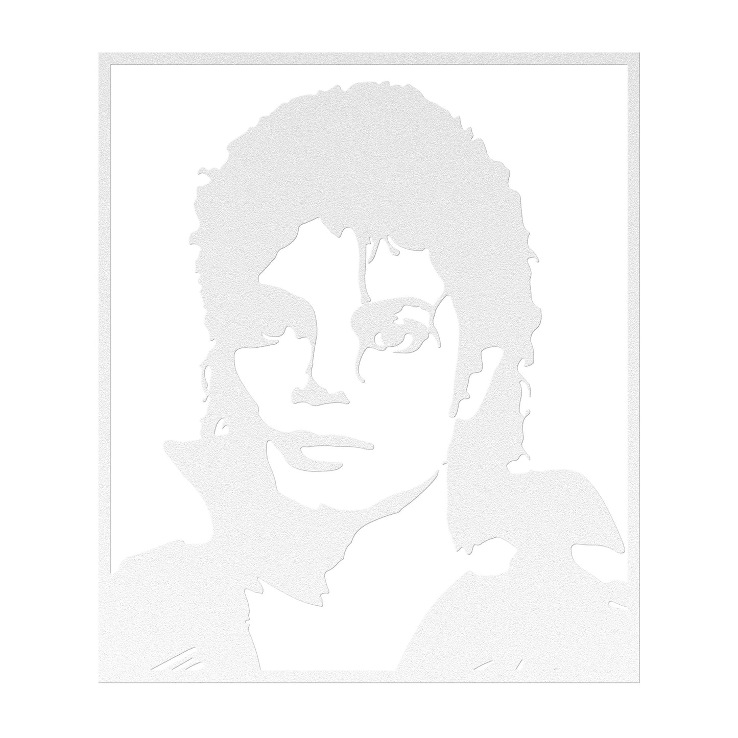 Michael Jackson Face Metal Wall Art