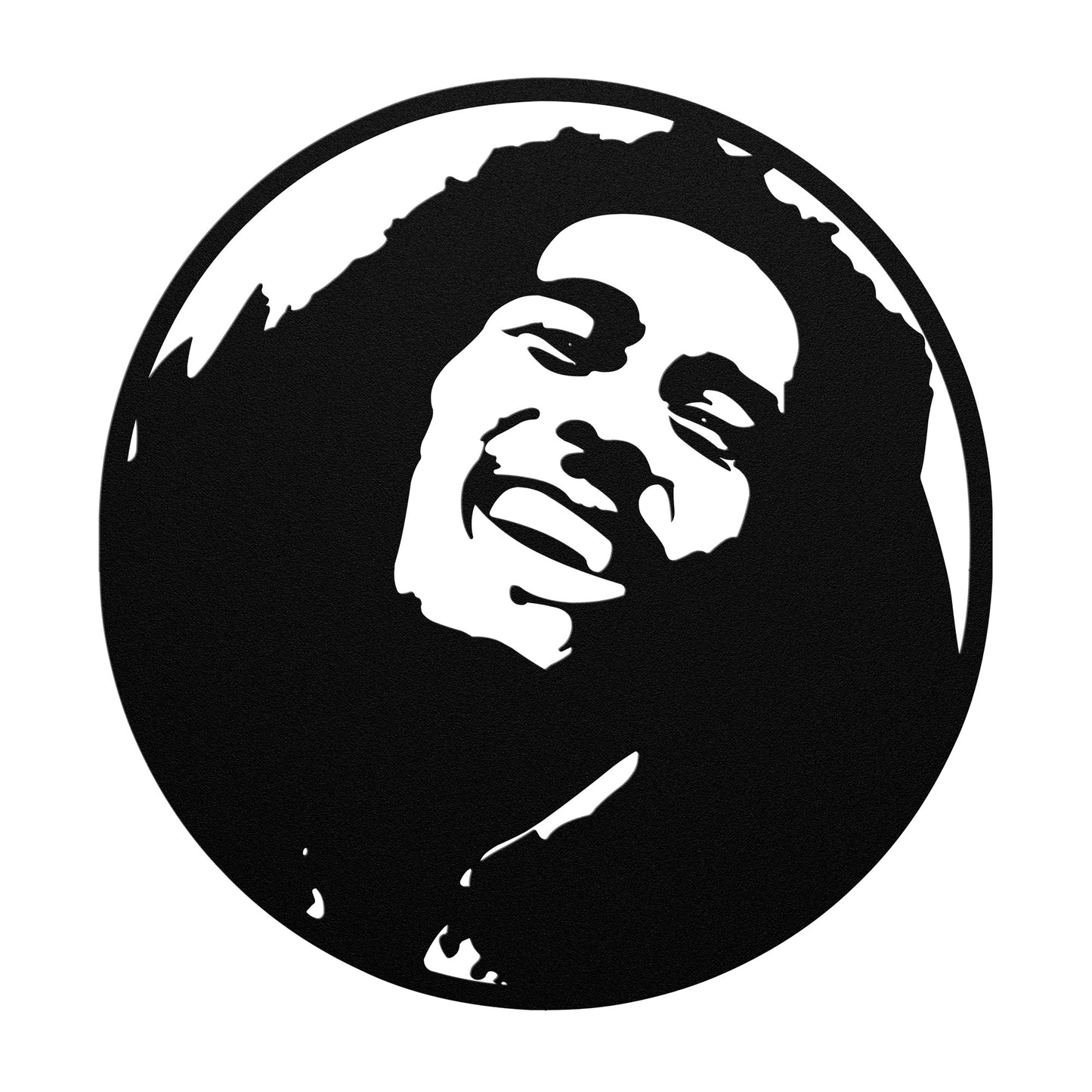 One Love Bob Marley Metal Wall Art
