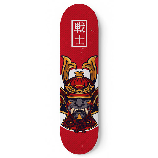 Samurai Legacy Skateboard Wall Art
