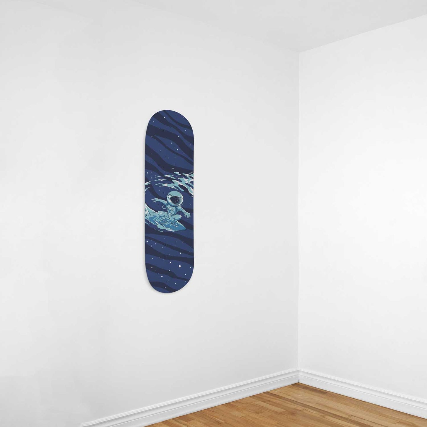 Space Surfer Skateboard Wall Art