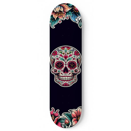 Sugar Skull #7.0 1 Deck Skateboard Wall Art