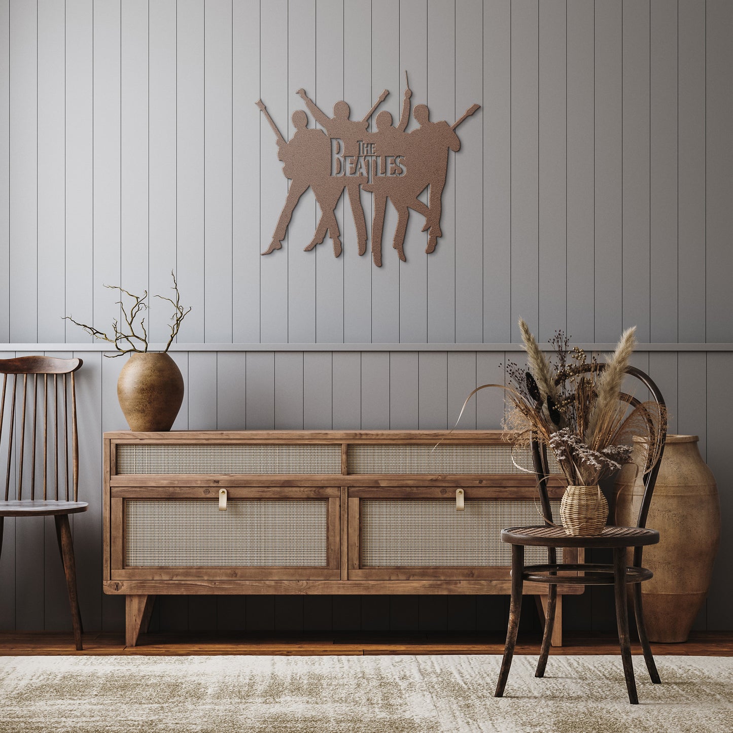 The Beatles Band Metal Wall Art