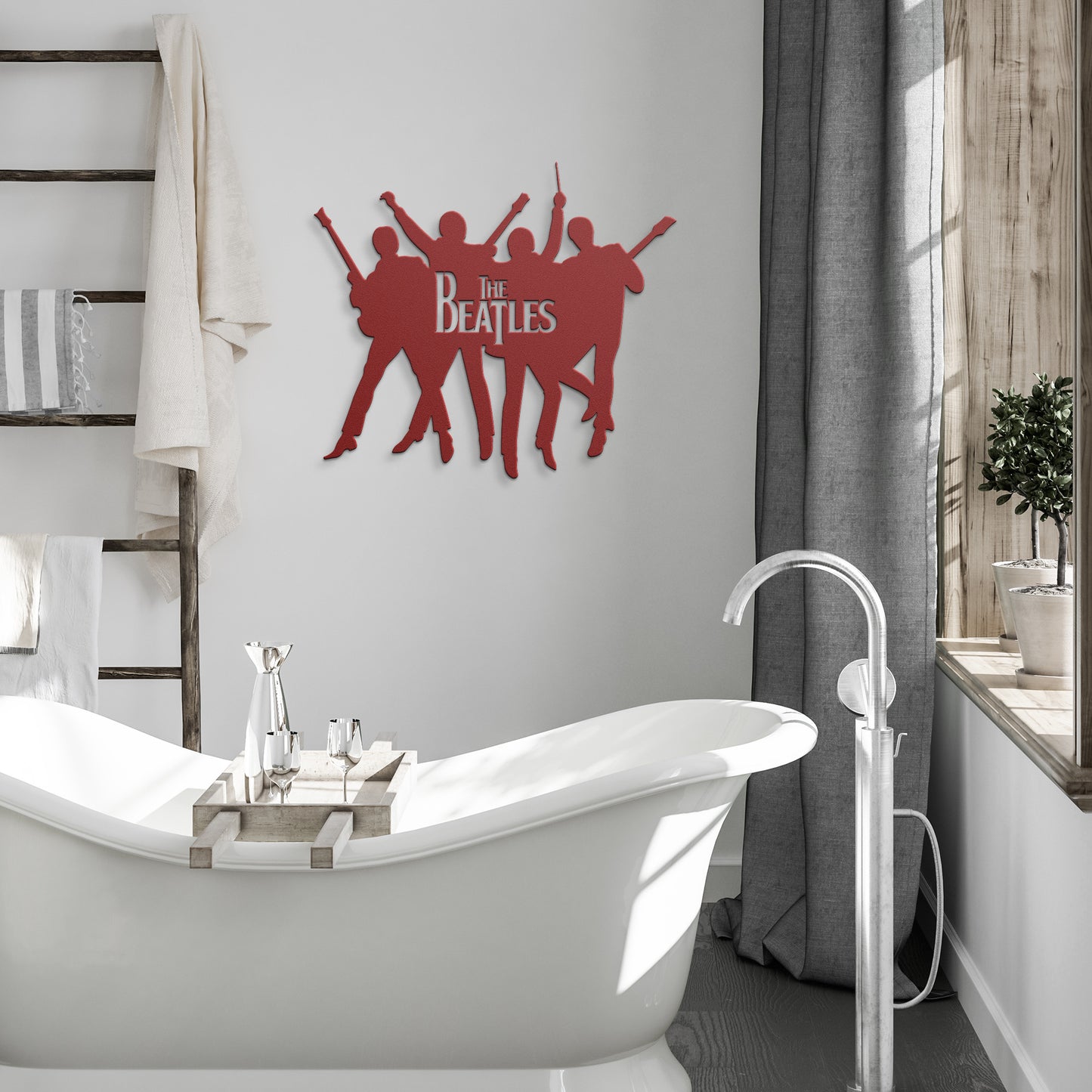 The Beatles Band Metal Wall Art